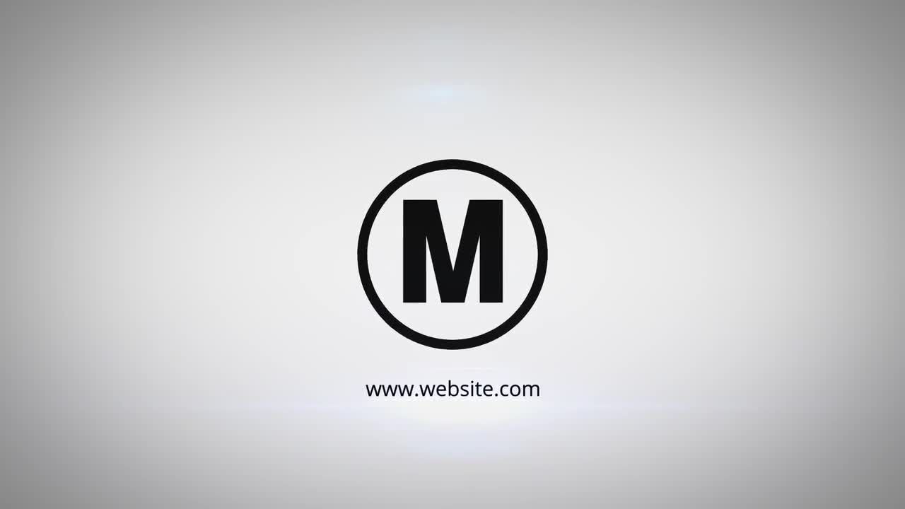 现代干净创意的搜索引擎动画展示徽标素材库精选AE模板