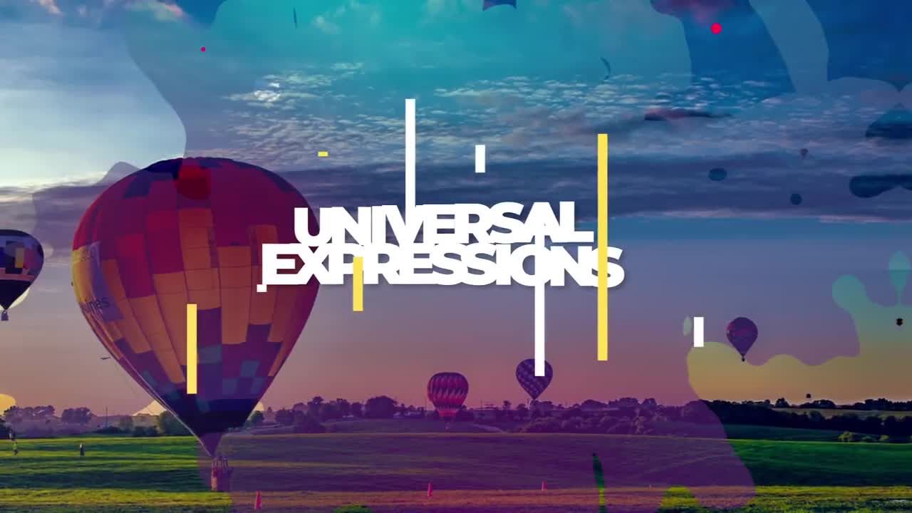 炫彩动画开场素材库精选AE模板