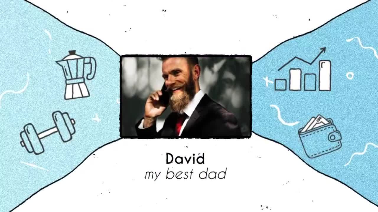 家庭照片介绍素材库精选AE模板