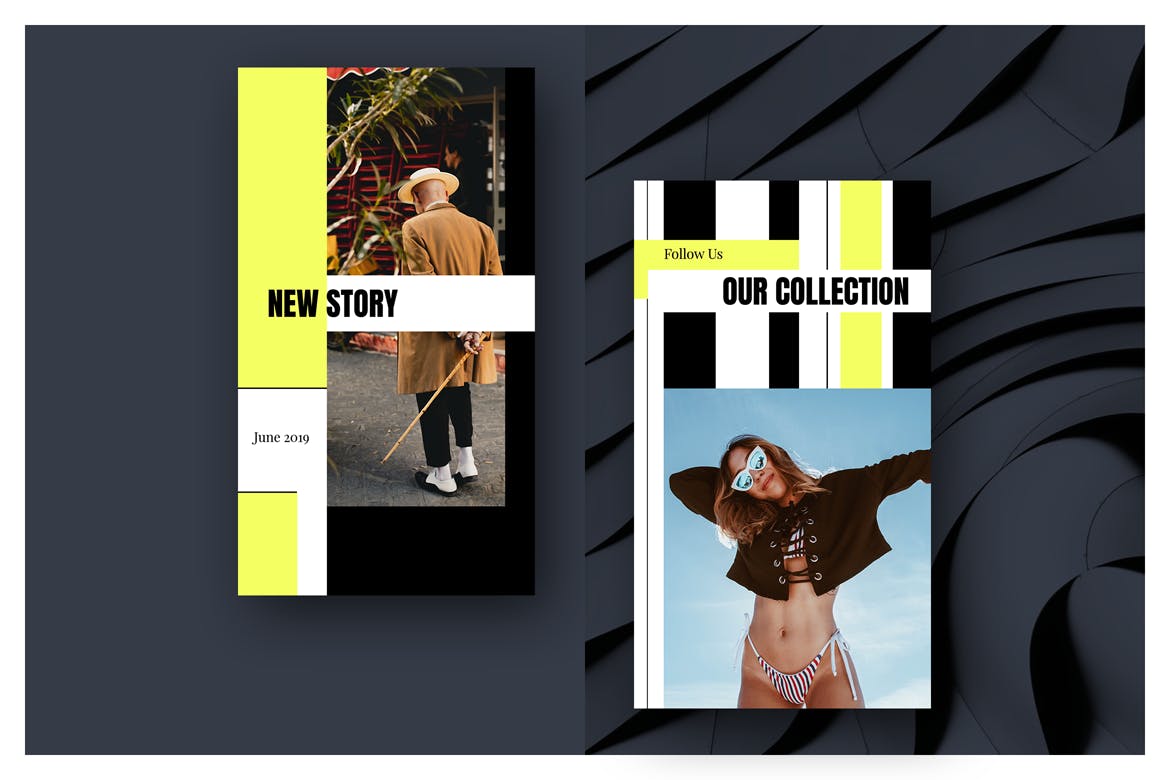 Instagram社交媒体时尚品牌宣传推广设计素材 Instagram Stories Kit (Vol.26)插图(2)