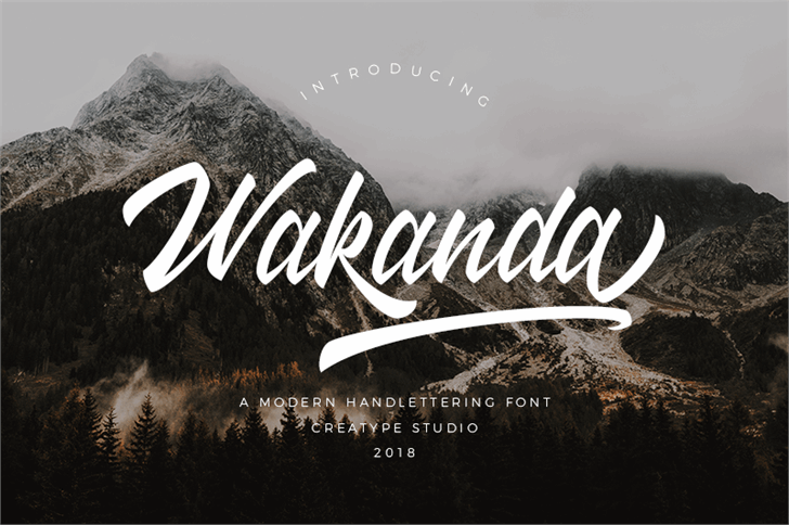 Wakanda font插图 Wakanda font插图