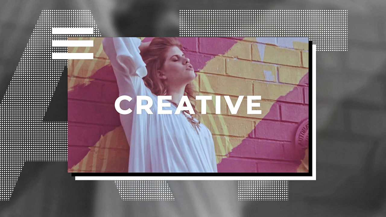 时尚设计的视频片头素材库精选AE模板