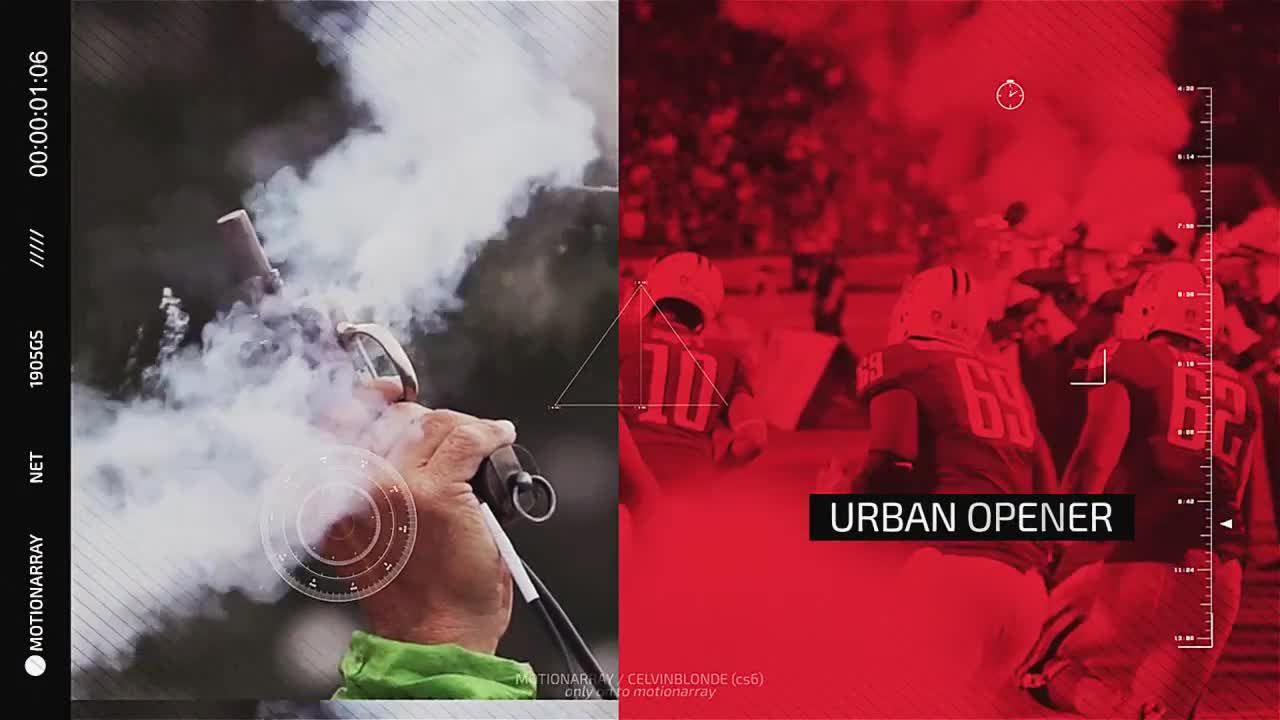 快速时尚运动素材库精选AE模板