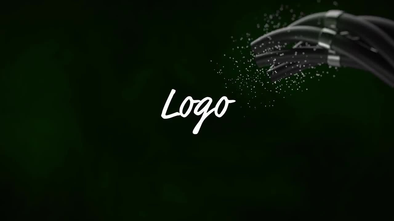 电线光缆logo特效动画素材库精选AE模板