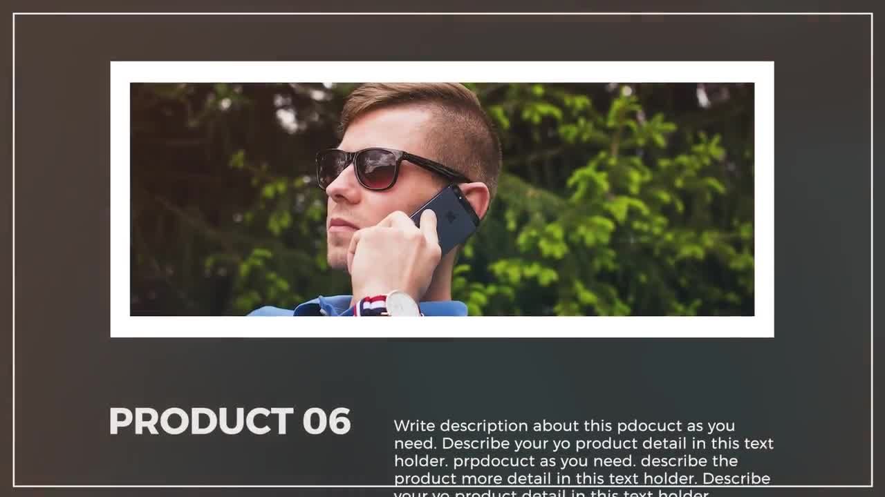 精彩的产品宣传视频Pr模板