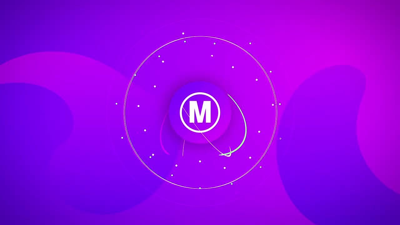 快速扩散的光晕效果Logo设计展示素材库精选AE模板