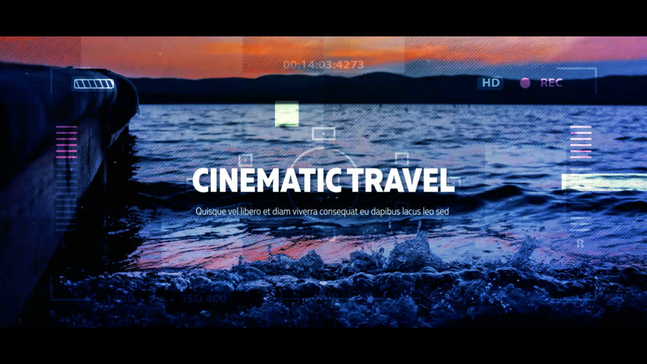 现代时尚史诗电影幻灯片素材库精选pr模板Epic Cinematic Slideshow