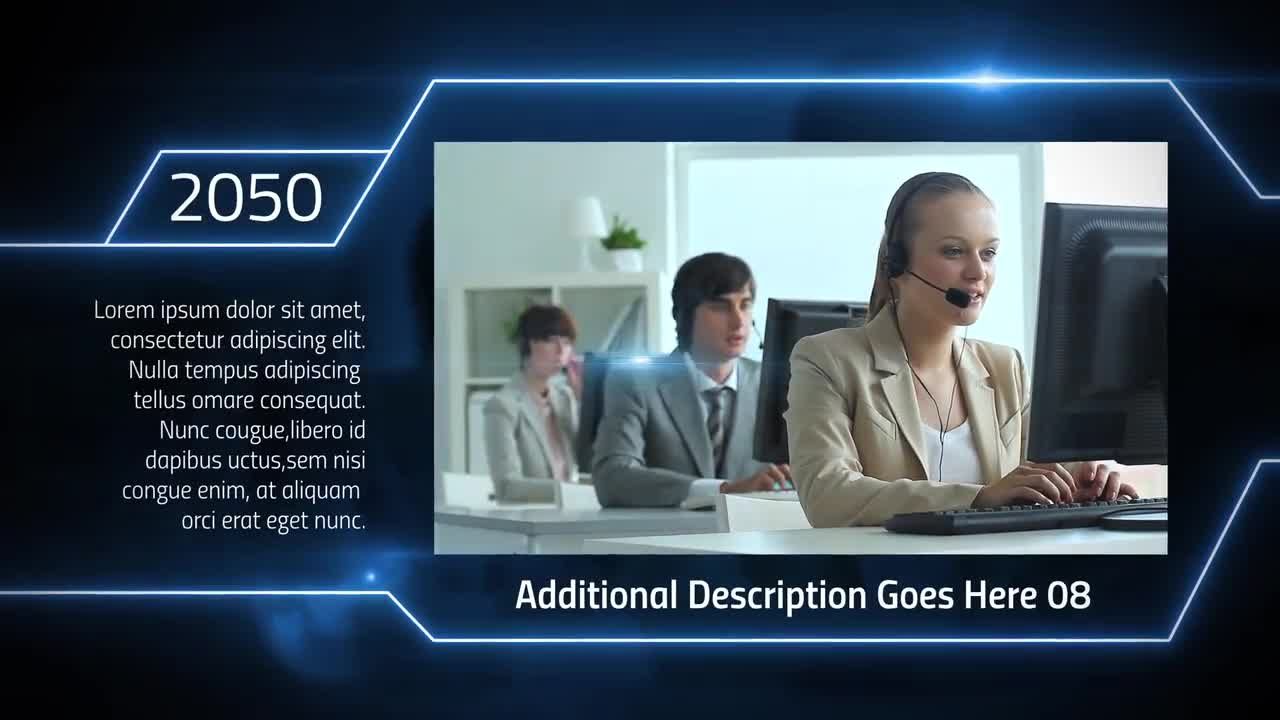 企业数字效果宣传介绍动画素材库精选AE模板