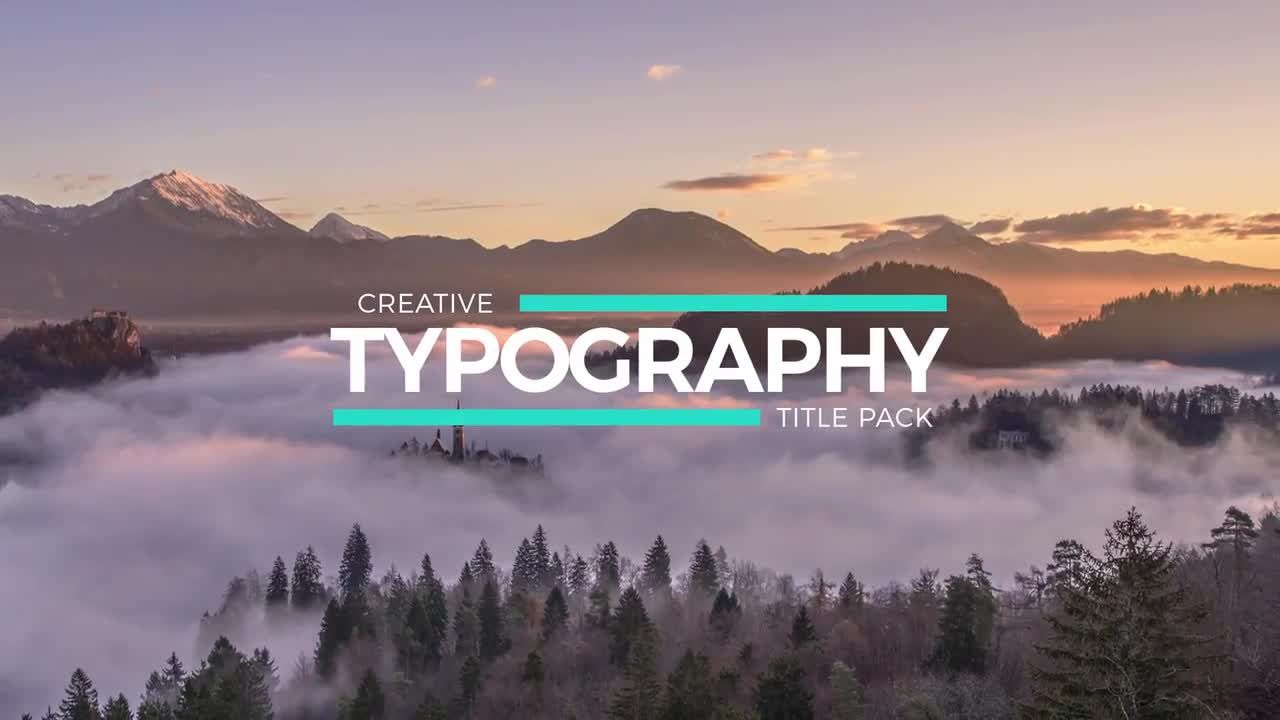 20个现代流畅动态动画标题素材库精选AE模板