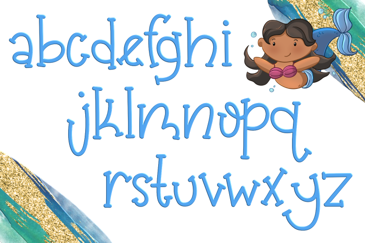 Mermaid Magic Font插图2