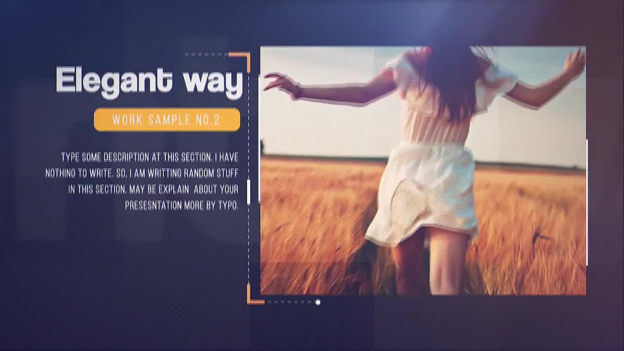 最小的技术投资组合宣传介绍素材库精选AE模板