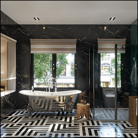 现代卫生间浴室场景素材之家精选3D模型By Do Huy Binh