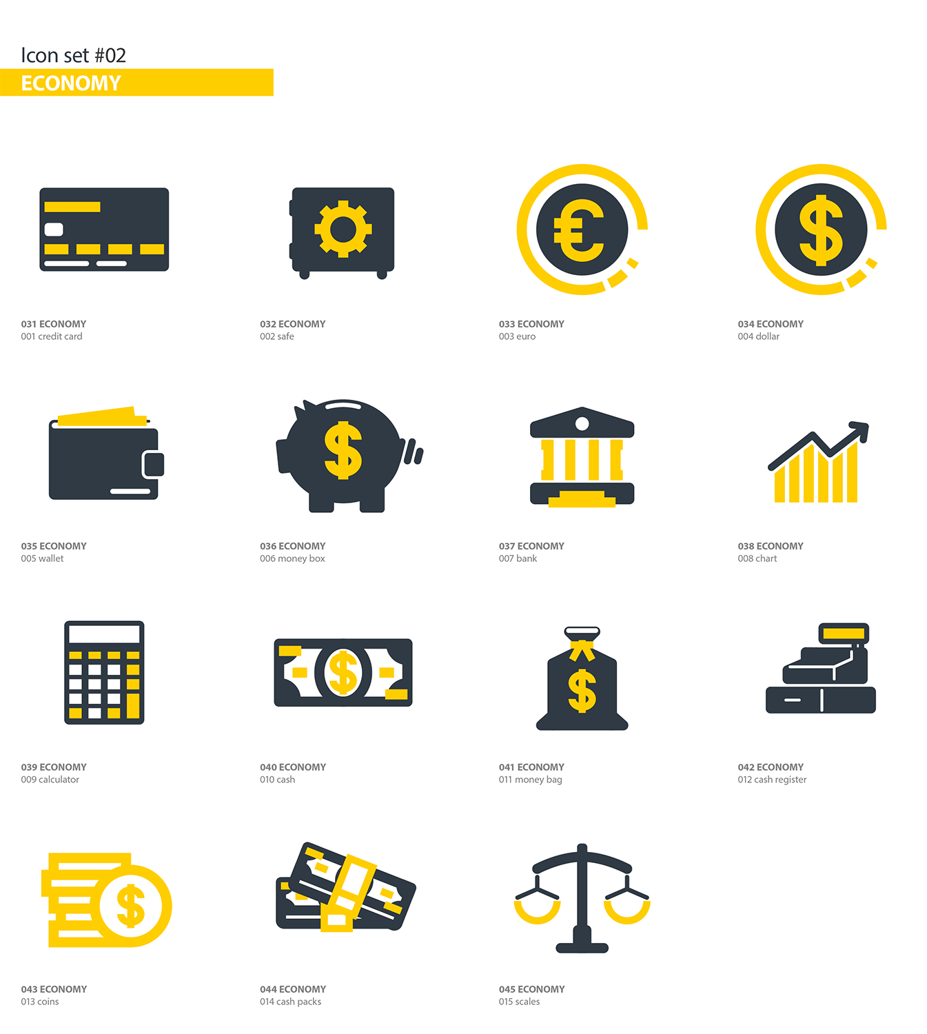 300+多行业分类扁平设计风格矢量图标素材 300+ Flat Icons Package插图(2)