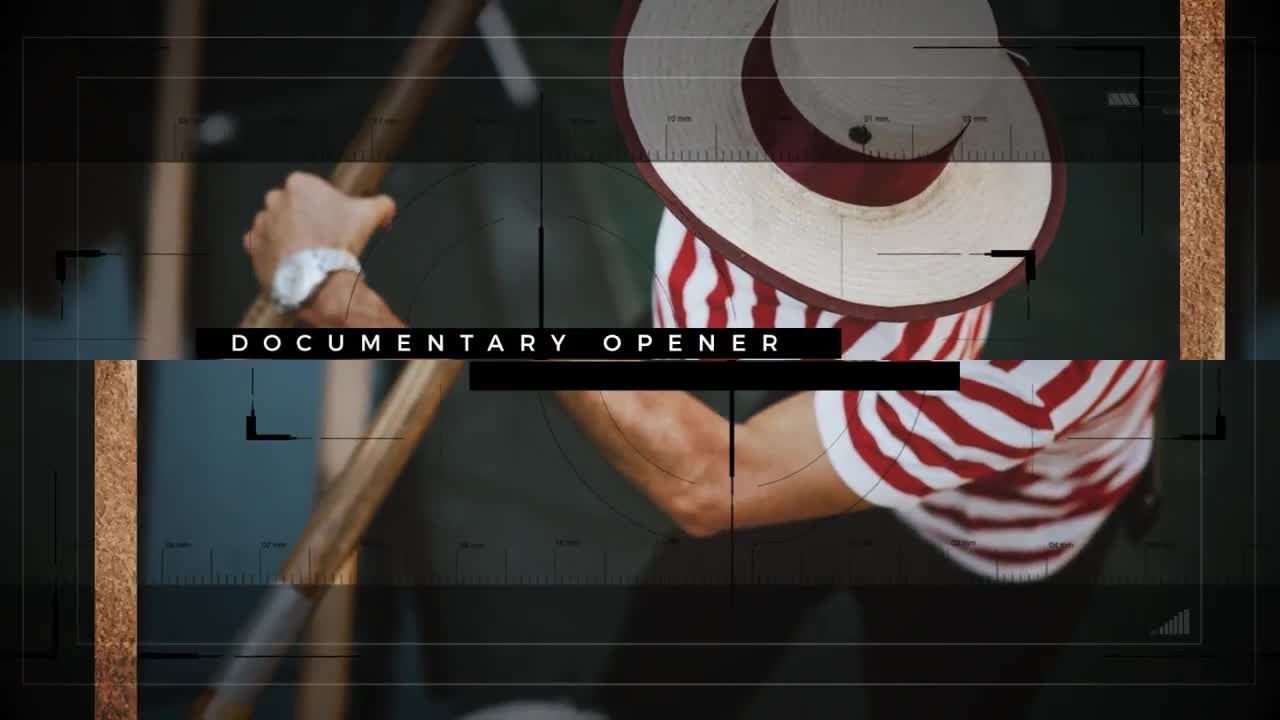形象创意的纪录片效果视频开头素材库精选AE模板