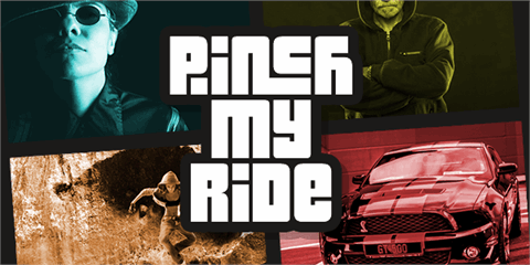Pinch My Ride font素材之家精选英文字体