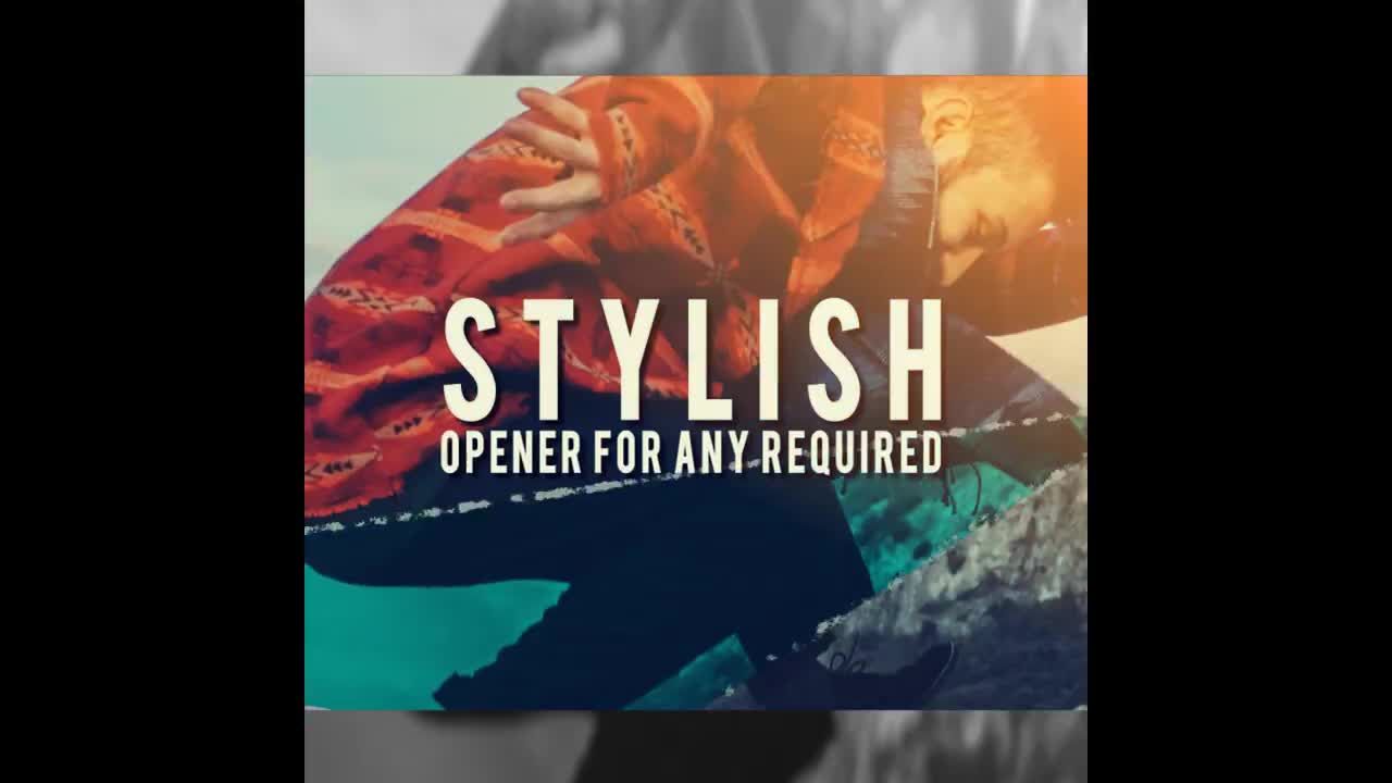 快速渲染的时尚照片过渡效果素材库精选AE模板