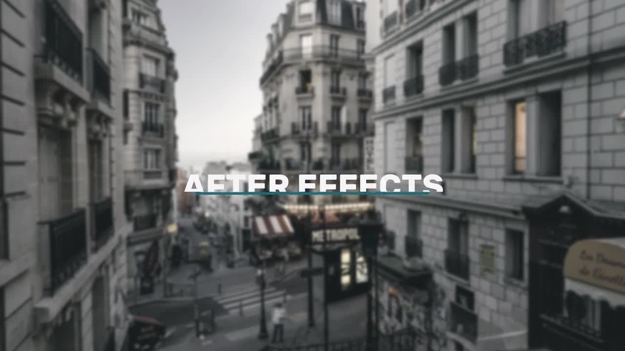 16个独特设计和动态动画的时装秀全屏标题动画素材库精选AE模板