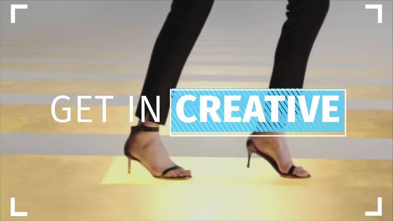 快速过渡的创意电视节目视频介绍素材库精选AE模板