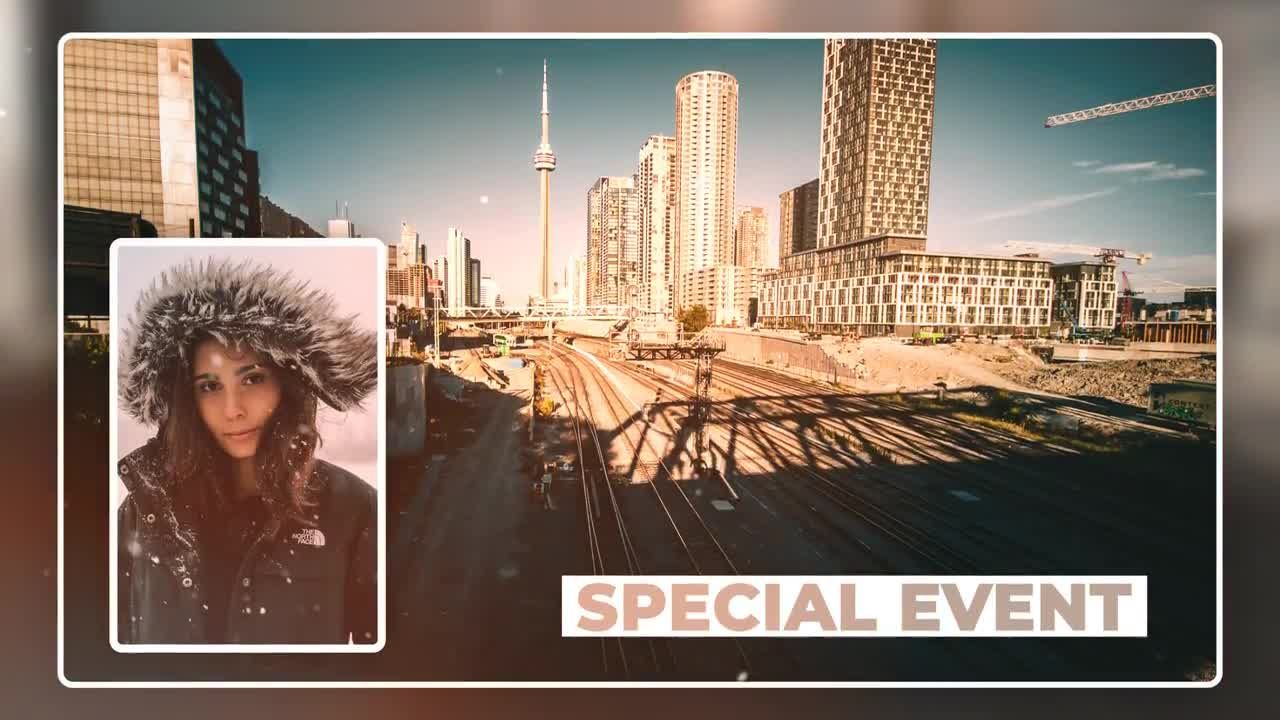 优雅幻灯片展示照片素材库精选AE模板