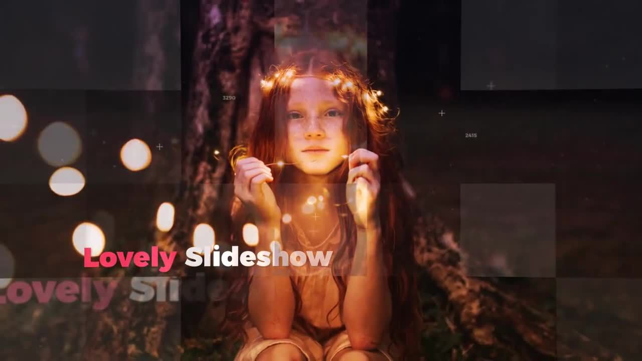 可爱的照片幻灯片素材库精选AE模板