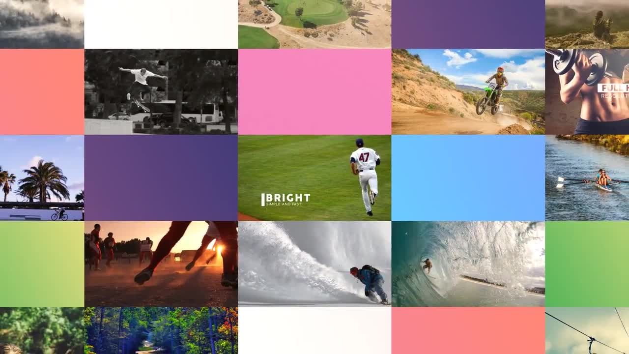 有节奏的运动转场过渡素材库精选AE模板