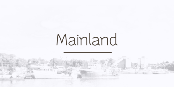 Mainland Font Family素材之家精选英文字体