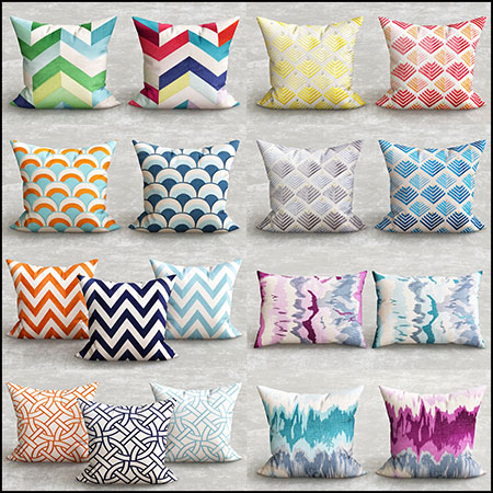 抱枕枕头素材之家精选3D模型