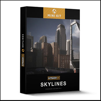 欧美高楼大厦3D建筑模型