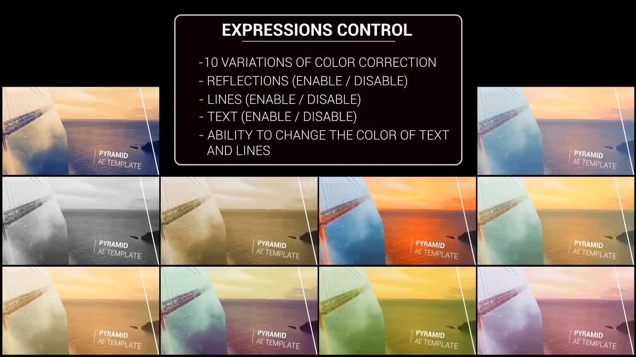 精美漂亮的3D过渡动态文本动画素材库精选AE模板