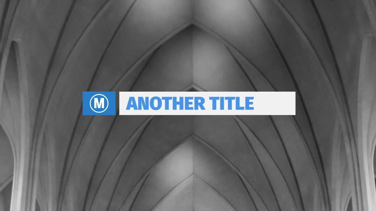 清晰感和立体动画弹框标题素材库推荐Pr模板