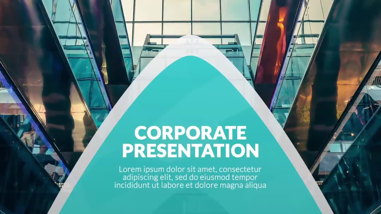 流畅的过渡效果文本动画企业介绍素材库精选AE模板