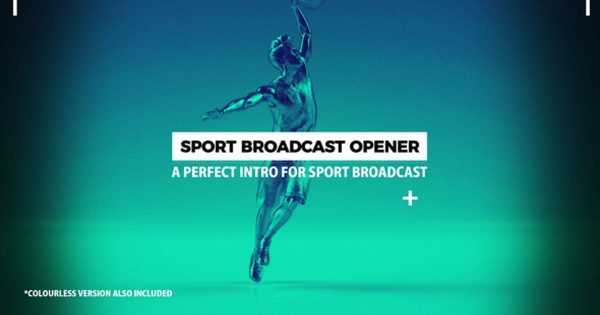 体育运动节目片头素材库精选AE模板 Sport Broadcast Opener