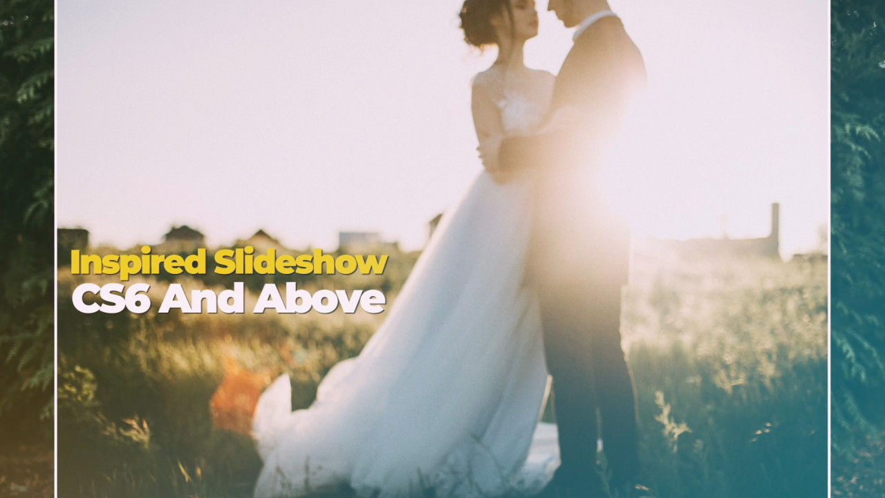 缓慢且带有电影效果的灵感幻灯片素材库精选AE模板