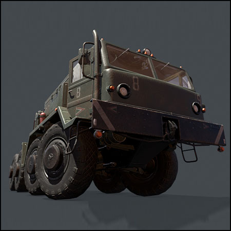 MAZ-537重型牵引车素材之家精选3D模型