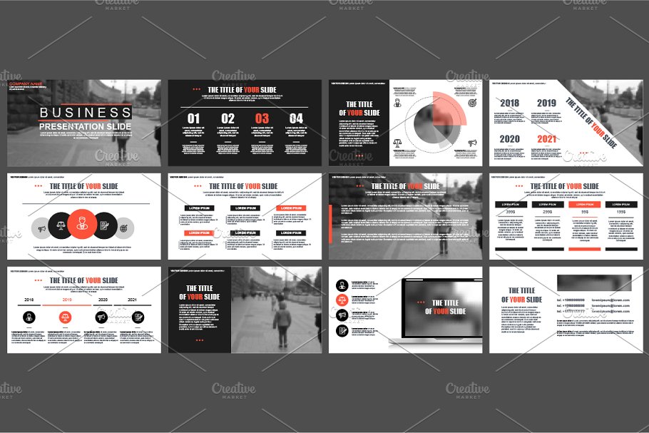 信息图表 PPT&Keynote 幻灯片模板 Powerpoint Presentation Templates插图(3)