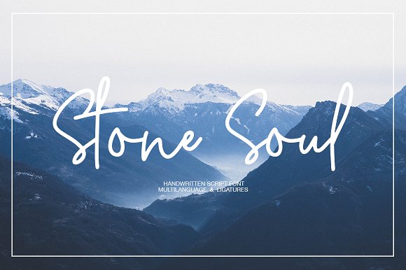 Stone Soul Font素材之家精选英文字体