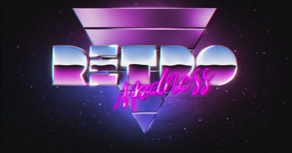 复刻VHS家用录像系统播放效果Logo演示素材库精选AE模板 VHS Madness Logo Reveal
