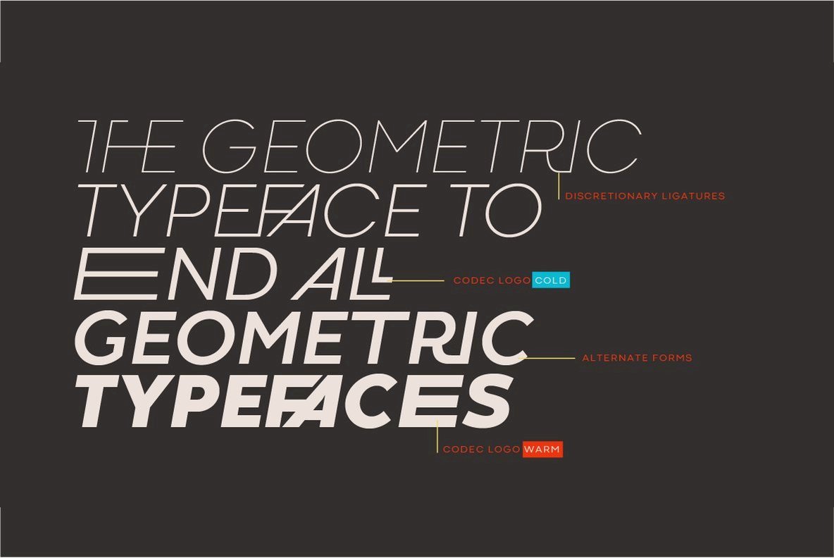 Codec Font Family插图4