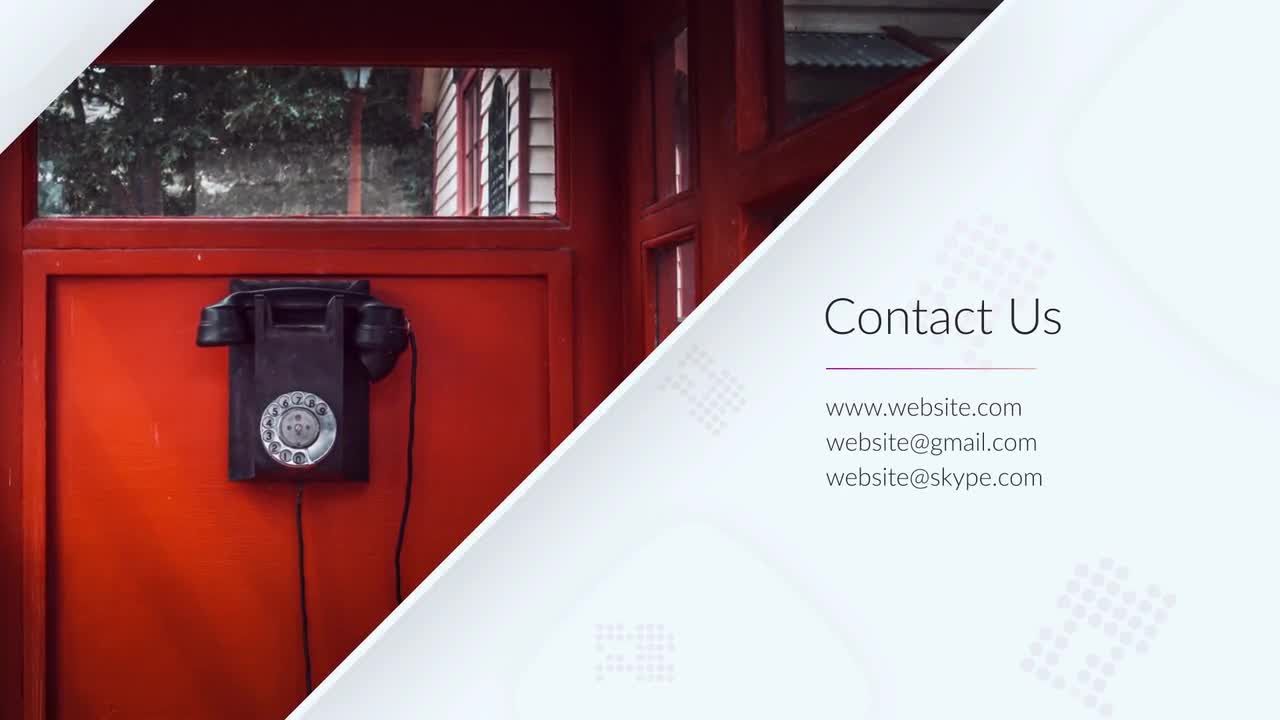 现代干净时尚的企业宣传片素材库精选AE模板