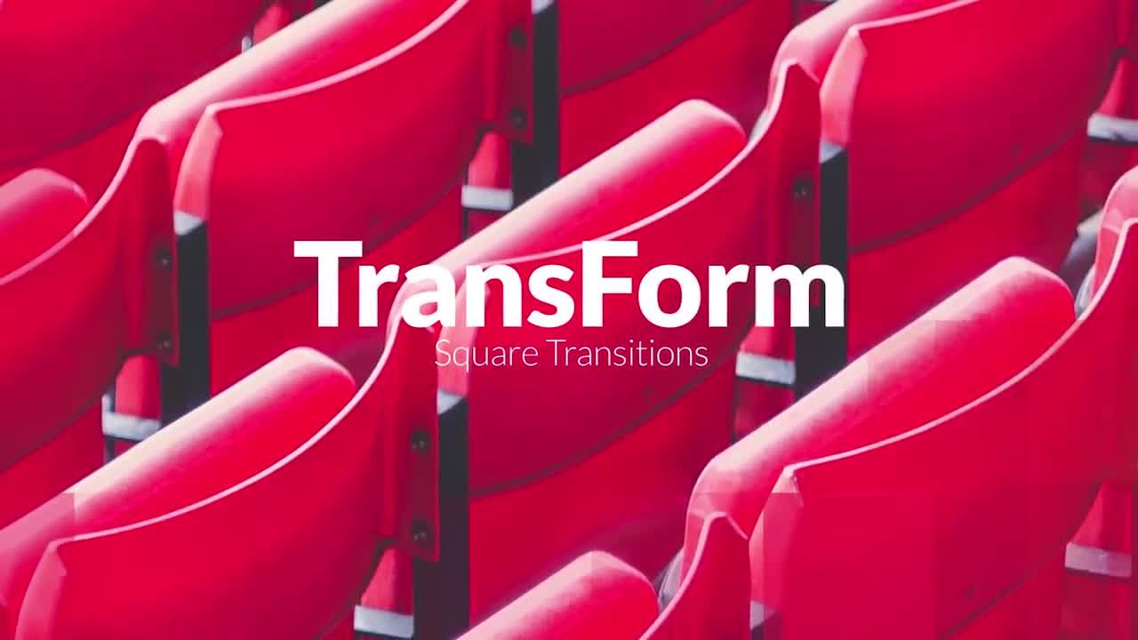 18个不同的方形过渡素材库推荐PR模板
