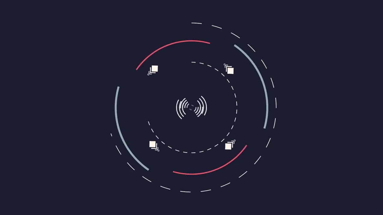 简短时尚现代的形状图层动态展示徽标素材库推荐PR模板