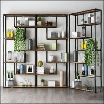 书架装饰套装素材之家精选3D模型