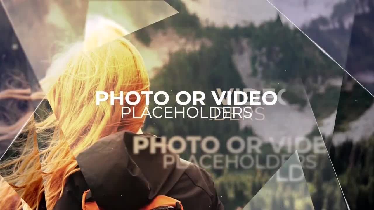 几何电影幻灯片素材库精选pr模板