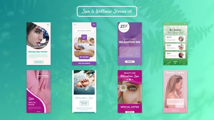 8个精美的Instagram故事动画素材库精选AE模板