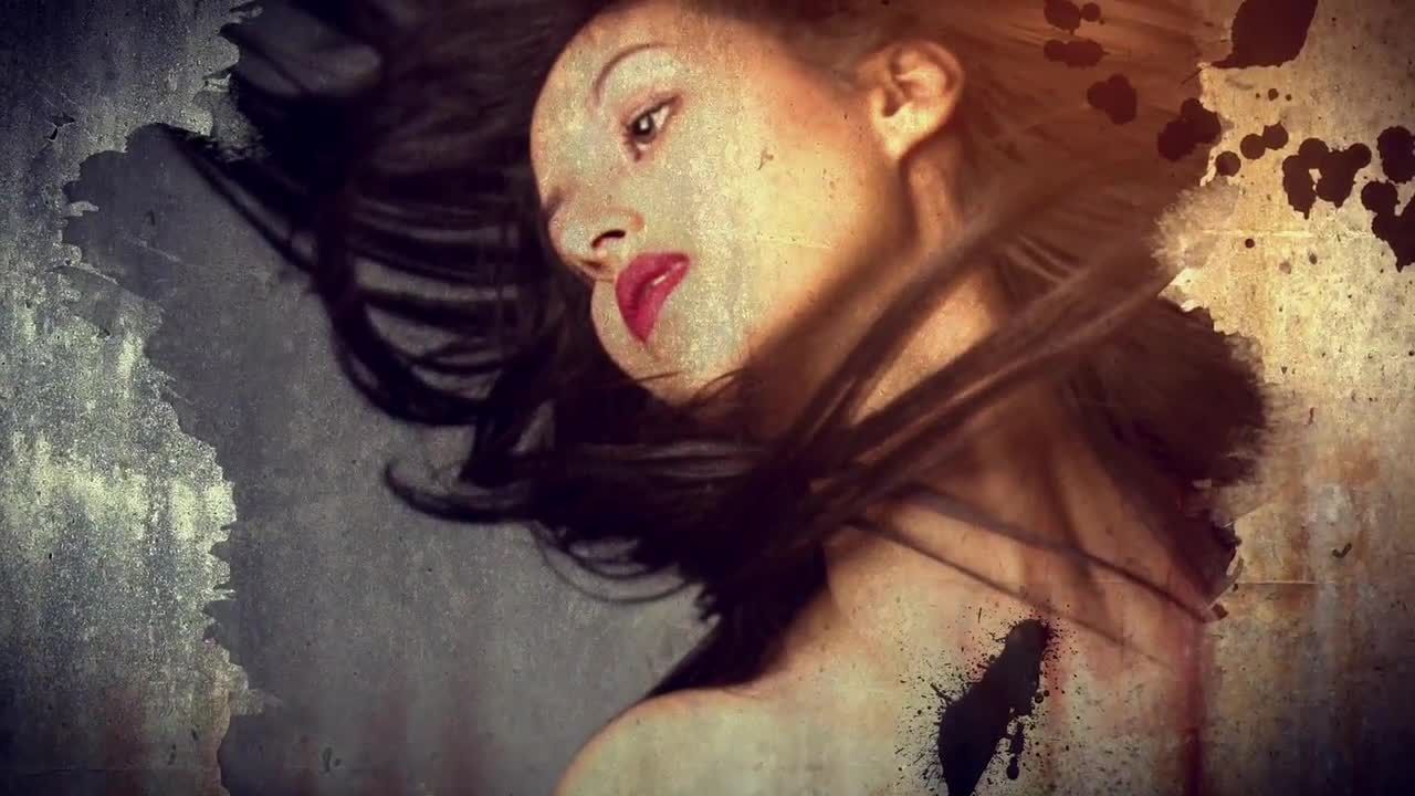 垃圾污渍效果图片背景素材库精选AE模板