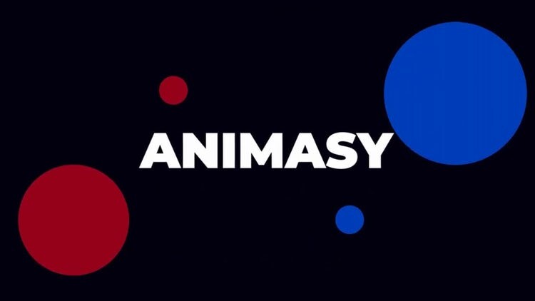 多彩时尚的泡泡介绍素材库精选AE模板