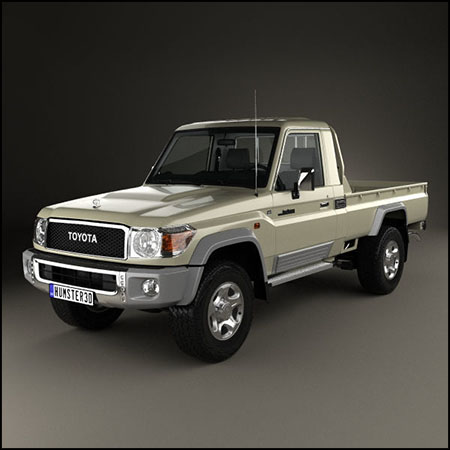 丰田陆地巡洋舰2007皮卡汽车素材之家精选3D模型