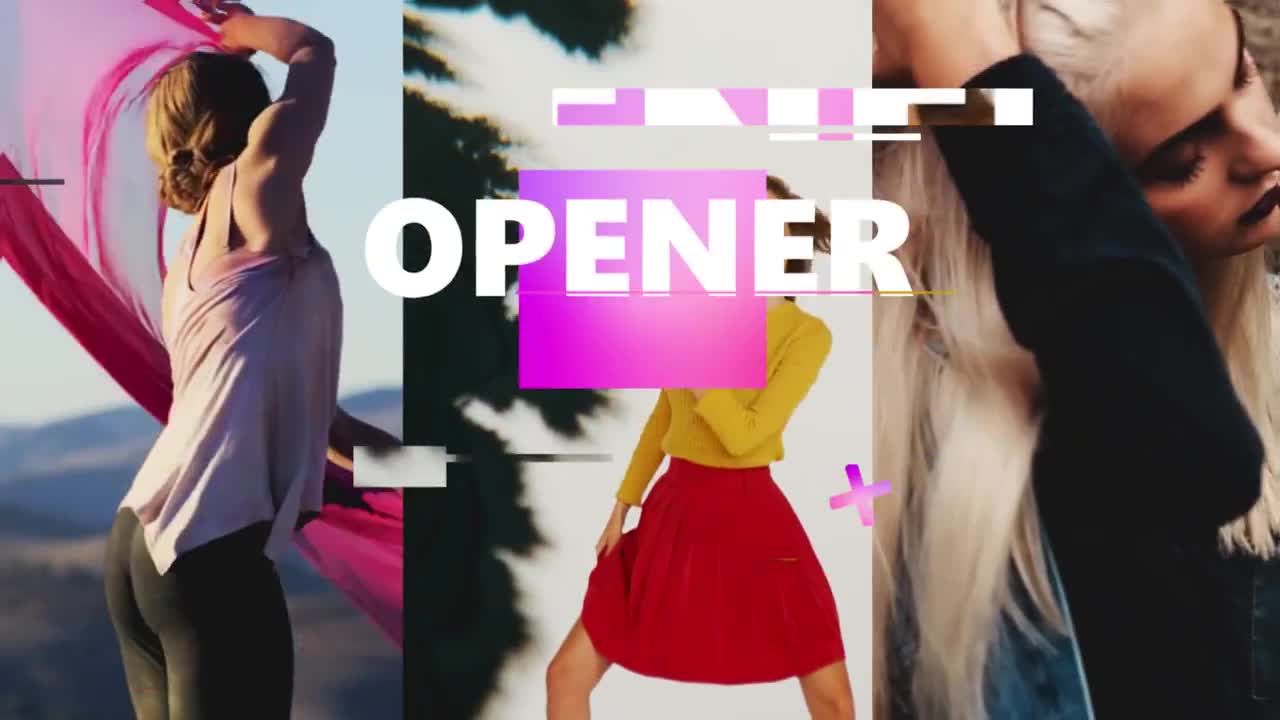 开启时尚动态动画素材库精选AE模板