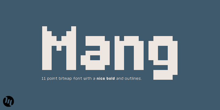 Mang Font Family素材之家精选英文字体