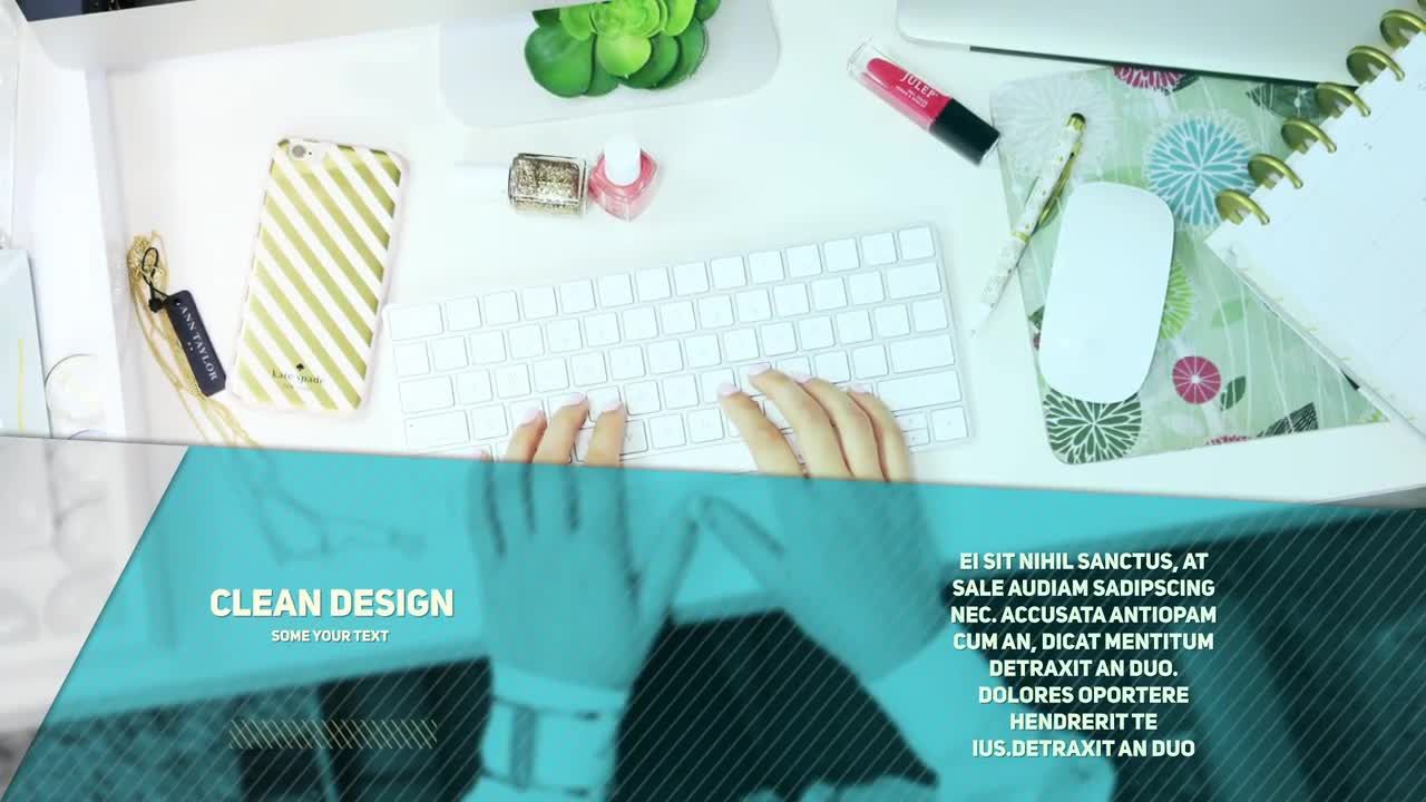 时尚的企业公司宣传推广动画素材库精选AE模板